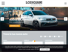 Tablet Screenshot of lodigiani.it